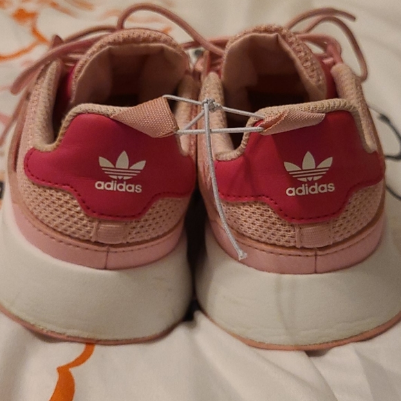 Adidas Youth Girl's Original X PLR Pink Athletic Shoes Size 3 - Picture 4 of 6